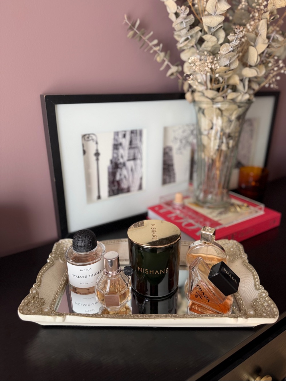 Decorative Vanity Tray Display